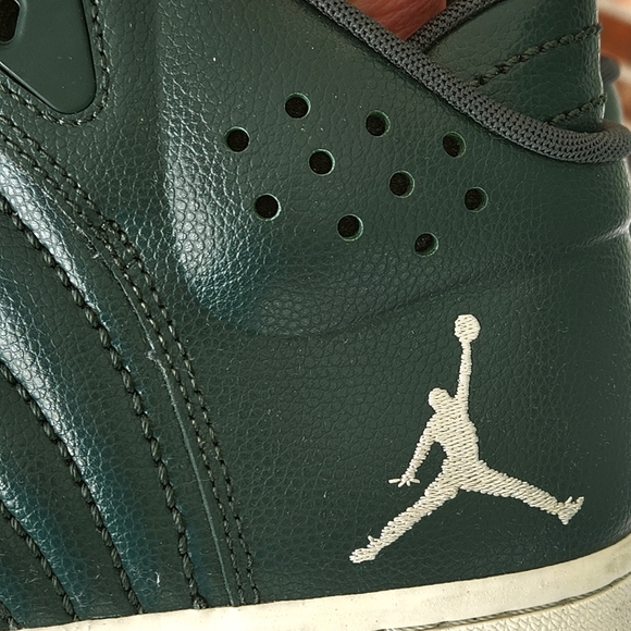 Jordan 1 Flight 4 Released 2016 Size 7.5 mens Colors Grove Green and Bone - Picture 7 of 14